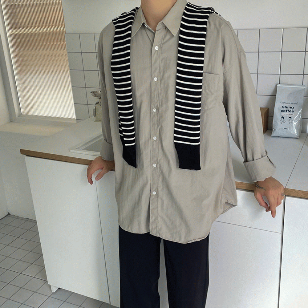 래빗 나일론 시티보이 셔츠 (5color)