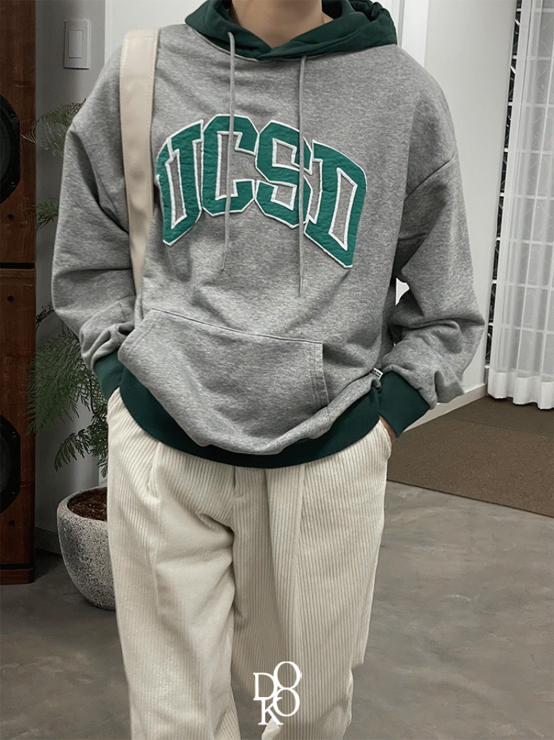 로비 UCSD 나염 후드티 (3color)